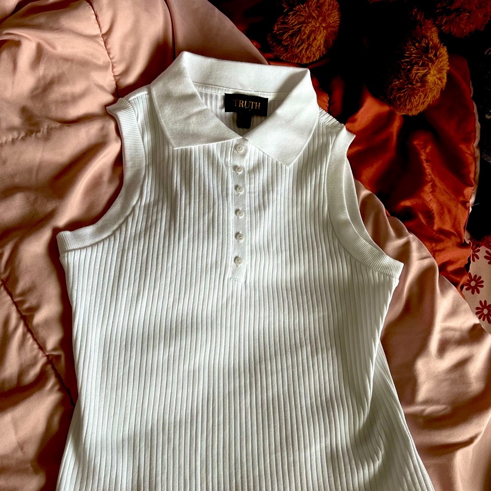 Truth White Blouse Elegant Top